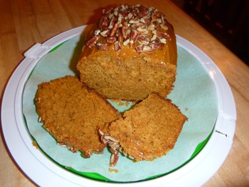 sliced sweet potato bread